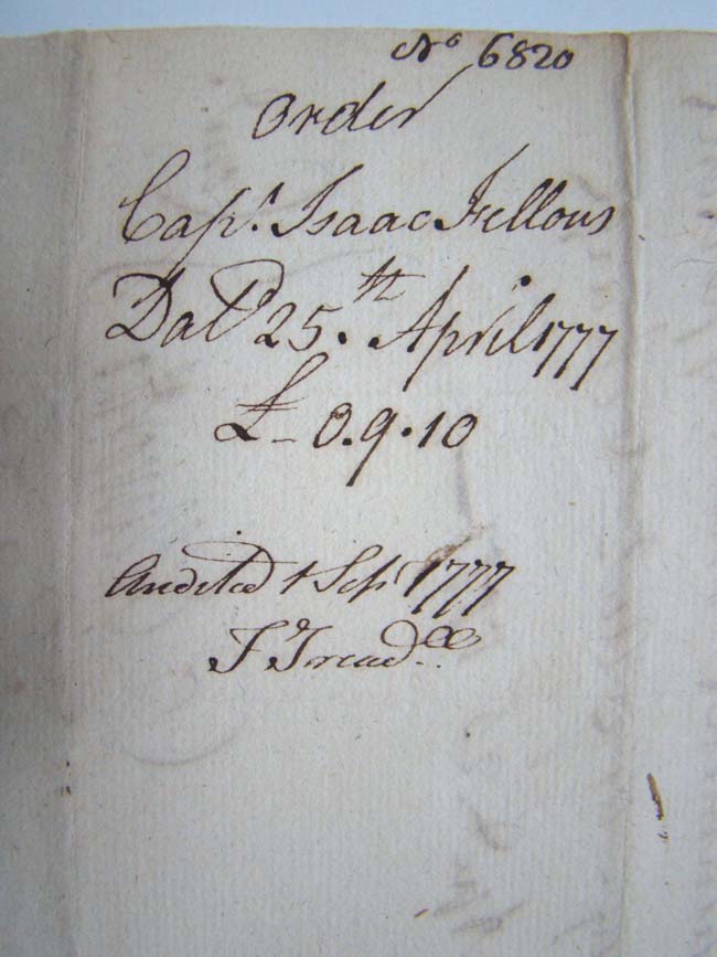 A Revolutionary War letter signed on April 25, 1777 being of Connecticut historical importance signed by Oliver Ellsworth, appointed our third U.S. Supreme Court Chief Justice by George Washington. — image 4